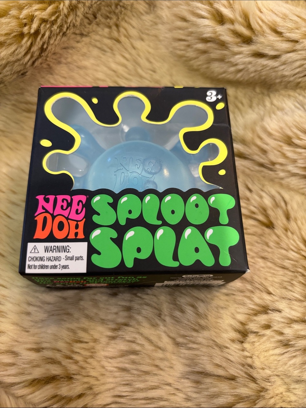 Nee Doh Sploot Splat Sensory Ball - Light Blue